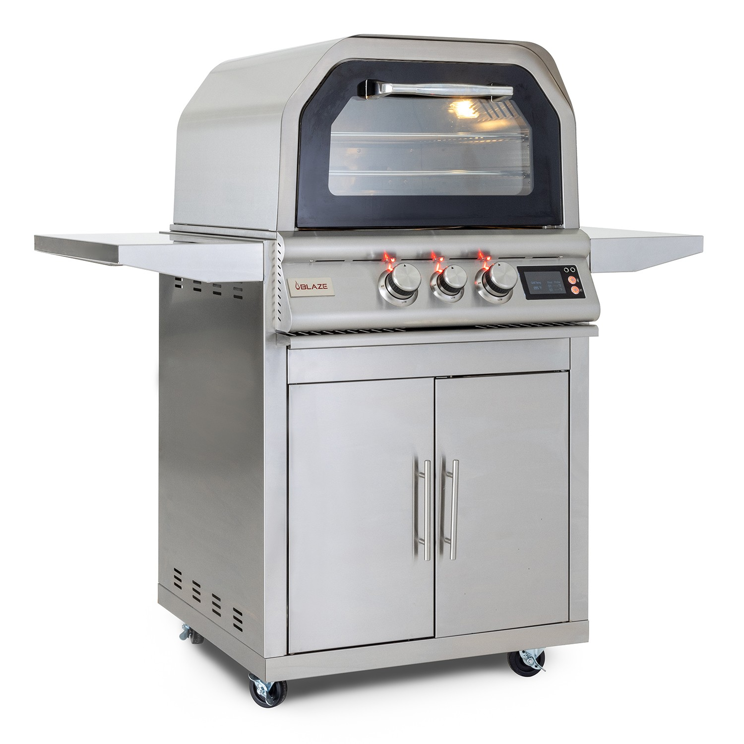 Blaze 26-Inch Gas Outdoor Pizza Oven with Rotisserie