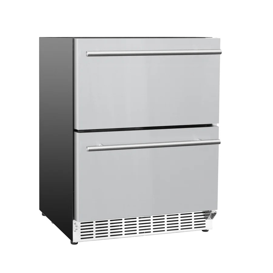 American Made Grills 24" Outdoor rated Double Drawer Refrigerator