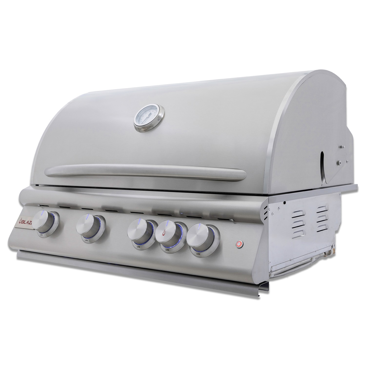 Blaze 32-Inch 4-Burner Premium LTE+ Gas Grill with Rear Burner and Built-in Lighting System