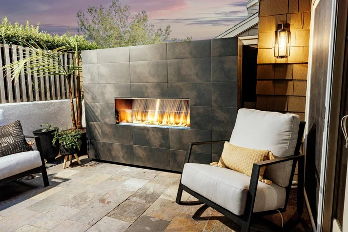 Fire Gear Kalea Bay Outdoor Linear Fireplace (With LED)