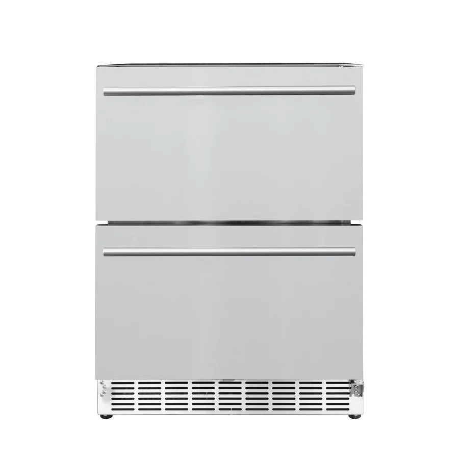 American Made Grills 24" Outdoor rated Double Drawer Refrigerator