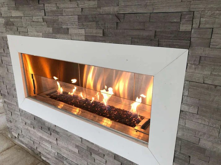 Fire Gear Kalea Bay Outdoor Linear Fireplace (Non-LED)