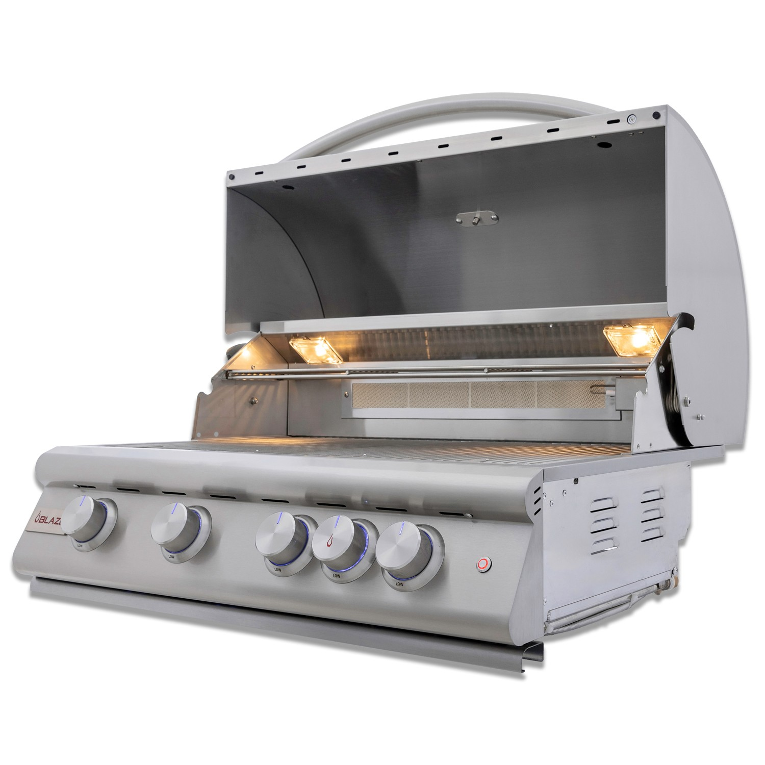 Blaze 32-Inch 4-Burner Premium LTE+ Gas Grill with Rear Burner and Built-in Lighting System