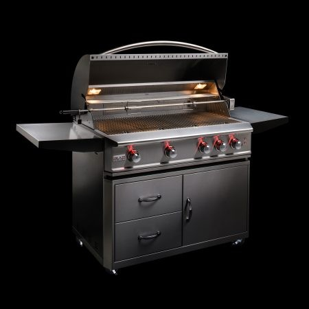 Blaze Professional 44-Inch 4 Burner Built-In Gas Grill With Rear Infrared Burner