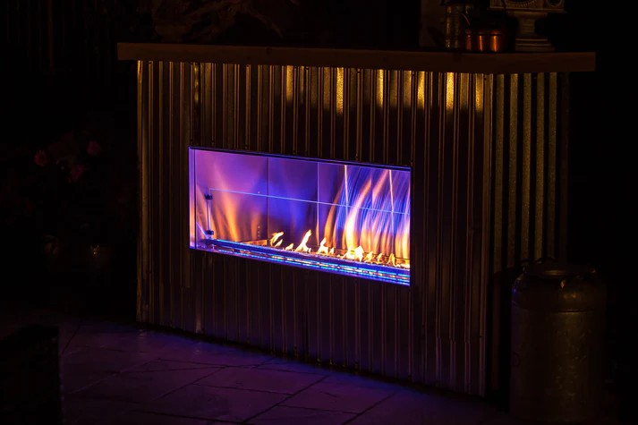 Fire Gear Kalea Bay Outdoor Linear Fireplace (With LED)