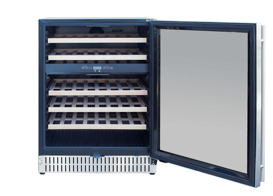 American Made Grills 24" Deluxe Outdoor Rated Dual Zone Wine Cooler